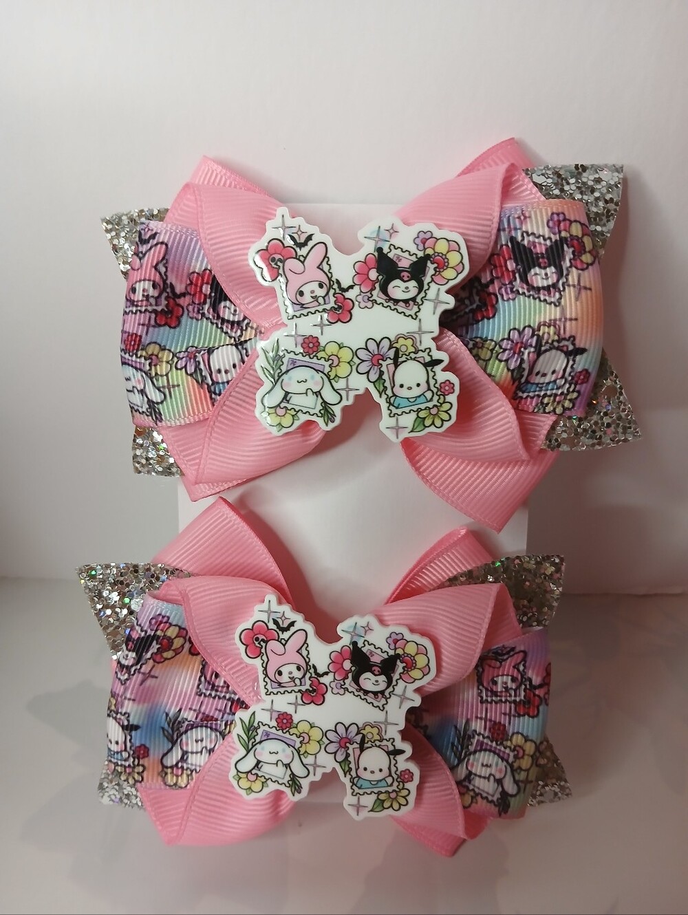 Hair Bows Set Hello Kitty